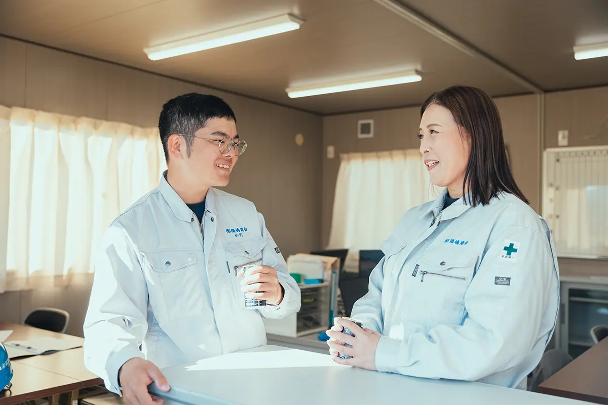 従業員の様子