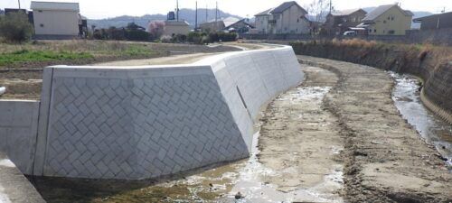永山川護岸改修工事その9